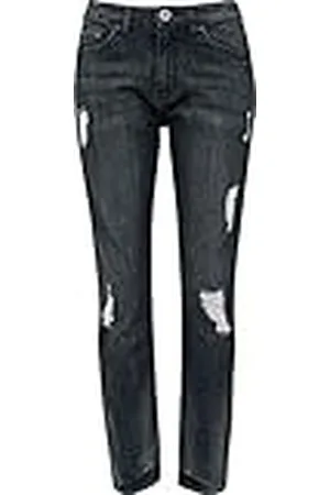 Urban classics Ladies Boyfriend Denim Pants, Pantalón Mujer, , 27W / 30L