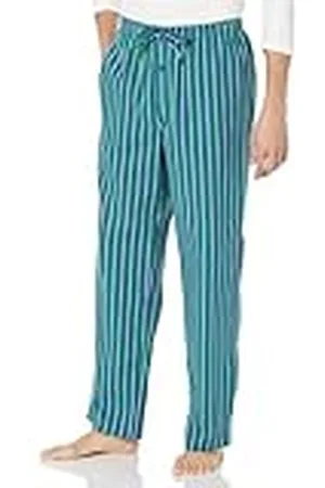 Amazon Pantalón Pijama de Franela - colores interrumpidos Hombre, , XS