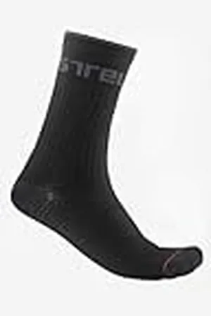 Castelli DISTANZA 20 Sock Socks, Hombre, Negro, Large/X-Large