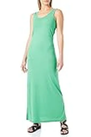 ONLY Onlgael SL Long Dress CS Jrs Vestido Largo, Verde Marino, M Mujeres