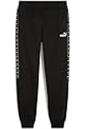 PUMA ESS Tape Sweatpants FL cl, Pantalones de Punto Hombre, Black