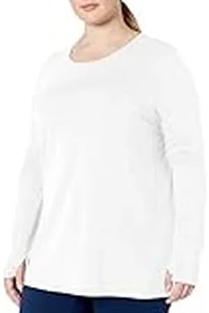 Amazon Camiseta Studio de Manga Larga y diseño Holgado (Disponible en Tallas Grandes) Mujer, , M