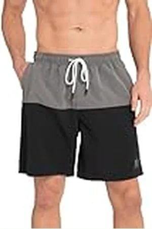 JP 1880 Bañador en Contraste Corto, , XL para Hombre