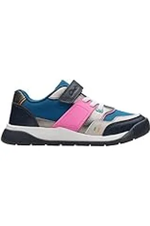 Clarks Lune Flex K., Zapatillas Niños, Plata (Silver Combi), 7 UK Child