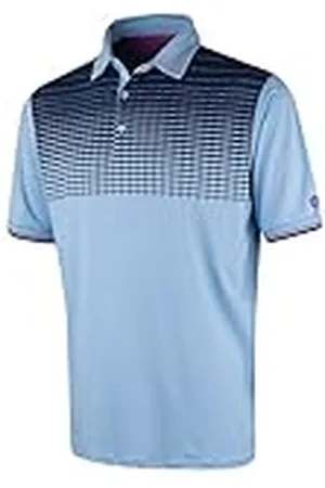 Island Green CoolPass - Polo elástico Transpirable de Secado rápido para Hombre