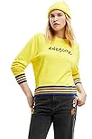 Desigual Jers_Mara 8032 Manzanilla Sudadera, , XL para Mujer