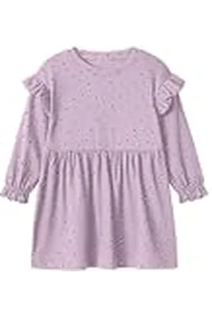NAME IT Nmfbabeth LS Dress, , 80 para Niñas