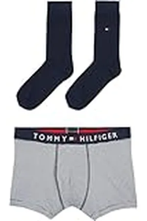 Tommy Hilfiger Conjunto de regalo Hombre Calzoncillos bóxer & Calcetines, Mehrfarbig (Multicolor), M