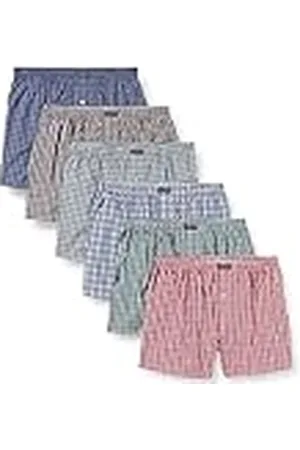 Lower East Le150 Calzoncillos bóxer, , 4XL (Pack de 6) para Hombre