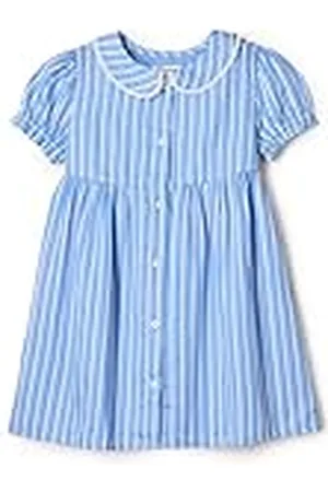 Amazon X Sofia Grainge Vestido de Satén de Algodón con Cuello Niña, , 2 años