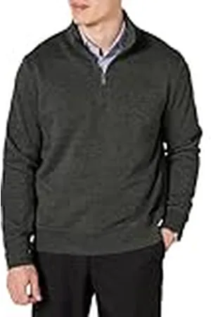 Amazon Chaqueta de Forro Polar con Cremallera de un Cuarto Hombre, , M
