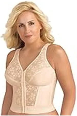 Exquisite Form Fully Front Close Longline Lace Posture Bra Sujetador para Mujer, Opaco, , 120C (46C US)