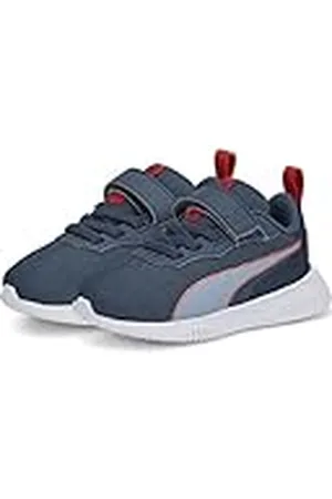 PUMA Flyer Flex AC Inf, Zapatillas Unisex niños, Multicolor (Evening Sky-Blue Wash White), 21 EU