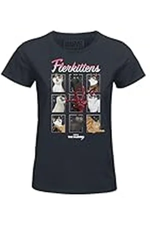 Marvel Womavlsts009 Camiseta, , XXL para Mujer