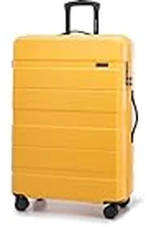 Wittchen Maleta Trolley Grande ABS rígido para facturación con 4 Ruedas giratorias Cerradura de combinación asa telescópica Comodo Line
