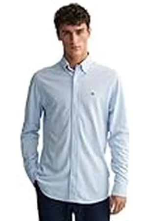 GANT Reg Jersey Pique Shirt Camisa de Vestir, , M para Hombre