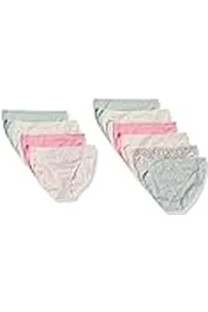 Amazon Ropa Interior de algodón con Pernera Alta (Disponible en Tallas Grandes) Mujer, Pack de 10, , 42