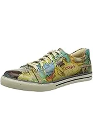 Dogo Men Sneakers, Zapatillas de Deporte para Hombre, Ancient Tales, Zapatos Veganos Estampados,44 EU