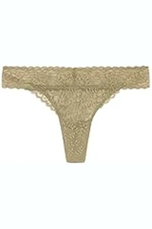 Women secret Helankas 1 Tanga Encaje Kaki Claro, , S Women