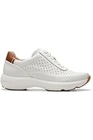 Clarks Tivoli Grace, Zapatillas Mujer, Off White Lea, 41 EU