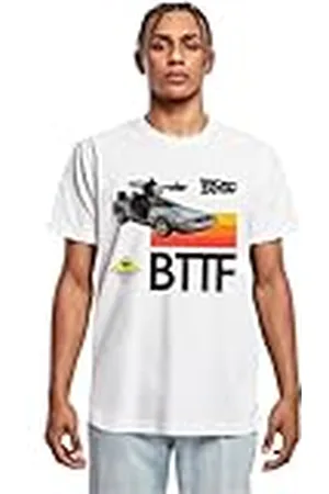Merchcode Mc938-retro 85 Bttf tee Camiseta, , 5XL Hombres