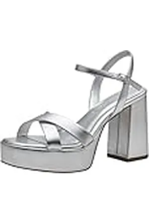 Tamaris Mujer 1-28051-42, Sandalia con talón, Plata, 37 EU
