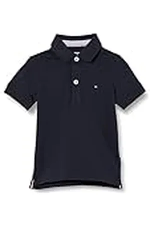 Tommy Hilfiger Niño Polo de Manga Corta de Algodón Orgánico, , 24 Meses