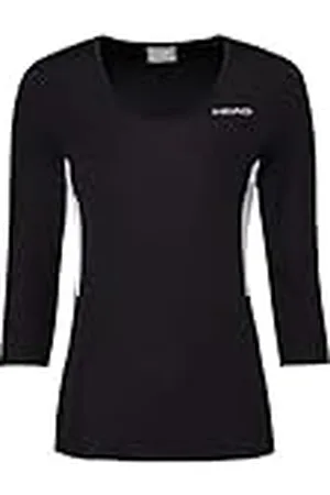 Head Club Tech - Camiseta de Manga Larga para Mujer, Color Blanco