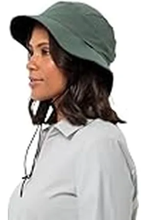 Jack Wolfskin Wingbow Hat W Sombrero para el Sol, Color Verde, S para Mujer
