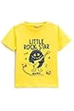 Koton Monster Printed T-Shirt Short Sleeve Crew Neck Cotton, Camiseta Bebé,