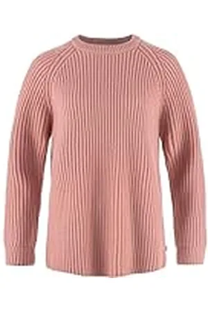 Fjällräven FJALLRAVEN 14600183-300 Övik Rib Sweater W Sweatshirt Mujer Dusty Rose Tamaño L