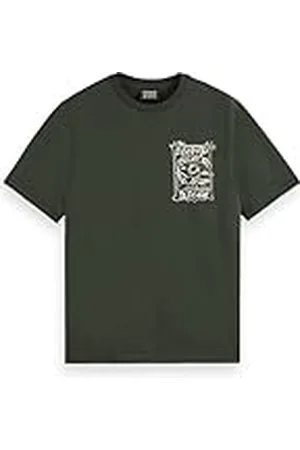 Scotch&Soda Camiseta de Manga Corte Regular, , M para Hombre
