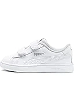 PUMA Smash v2 L V Inf, Sneakers Unisex niños, White White, 20 EU