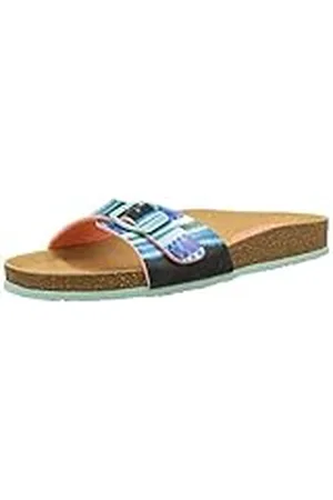Desigual Bio1 Blue Aquarella, Heels Sandals Mujer, Turquesa (Turquoise 5013), 37 EU