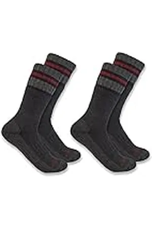 Carhartt Calcetín alto, en mezcla resistente de lana y tejido sintético (2 pares) Para Hombre, , XL