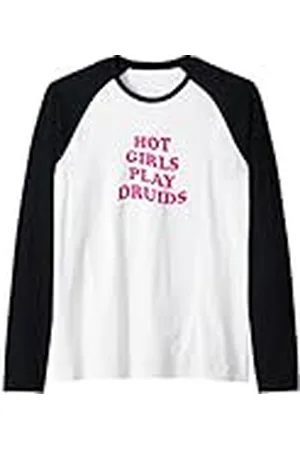 Fantasy Chicas Calientes Juegan Druidas Camiseta Manga Raglan