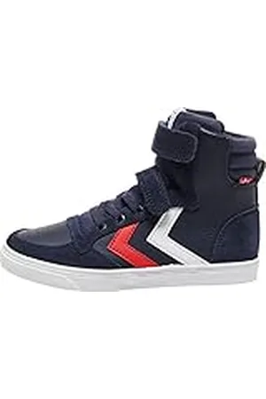 Hummel Slimmer Stadil Leather High Jr, Zapatillas Unisex niños, , 27 EU