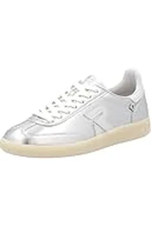 Rieker W2200, Zapatillas Bajas Mujer, Plata, 44 EU