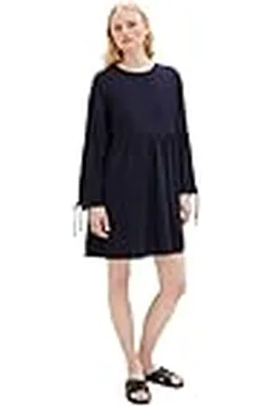TOM TAILOR Minivestido de mujer con lazada, , XXXL