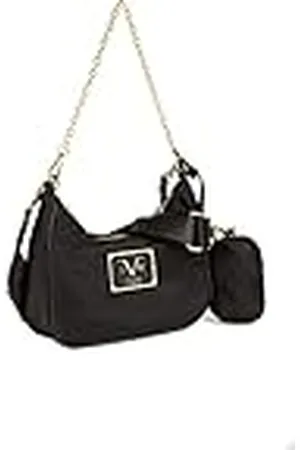 19V69 Italia Women Shoulder Bag Remy Black Gold, , Talla única