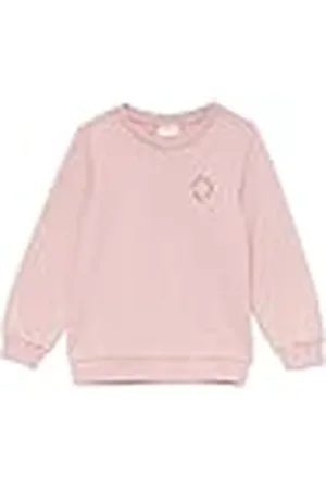 QS by s.Oliver 2160640 Suéter pulóver, Rosa Pastel, 104-110 para Niños