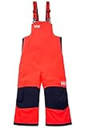 Helly Hansen K Rider 2 Ins Bib, Pantalones De Senderismo Unisex Niños, (Orange), 3