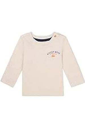 Noppies Boys tee Olton Long Sleeve Camiseta, Avena Melange-P611, 92 cm para Bebés
