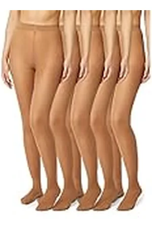 FM London Mallas para mujer paquete de 5 - Cómodas mallas para mujer con diseño elástico, , S