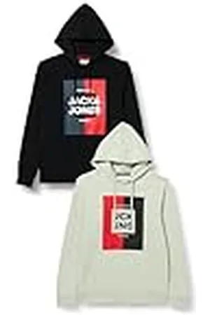 JACK & JONES Jjoscar Sudadera con Capucha 2pk MP, , XL para Hombre