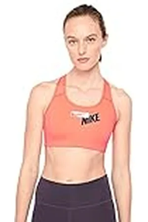 Nike CZ4443-854 W NK Swoosh Logo Bra Pad Sports Bra Womens M