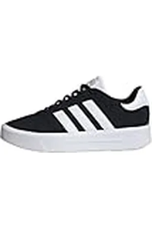 adidas Court Silk Shoes, Zapatos Mujer, Core Black/Cloud White/Cloud White, 38 2/3 EU