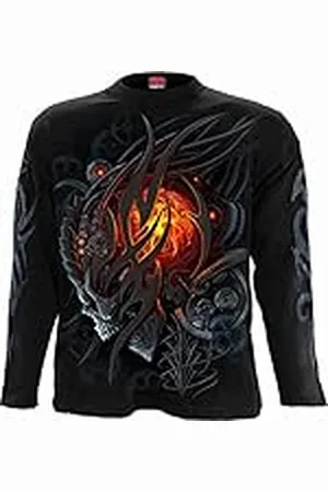 Spiral Live Loud - Camiseta de Manga Larga - - XL