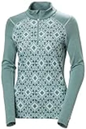 Helly Hansen W LIFA Merino Midw Gra 1/2 Zip Chaqueta de Capa Base, , S para Mujer