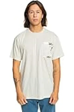 Quiksilver Behind Wave - Camiseta con Bolsillo para Hombre